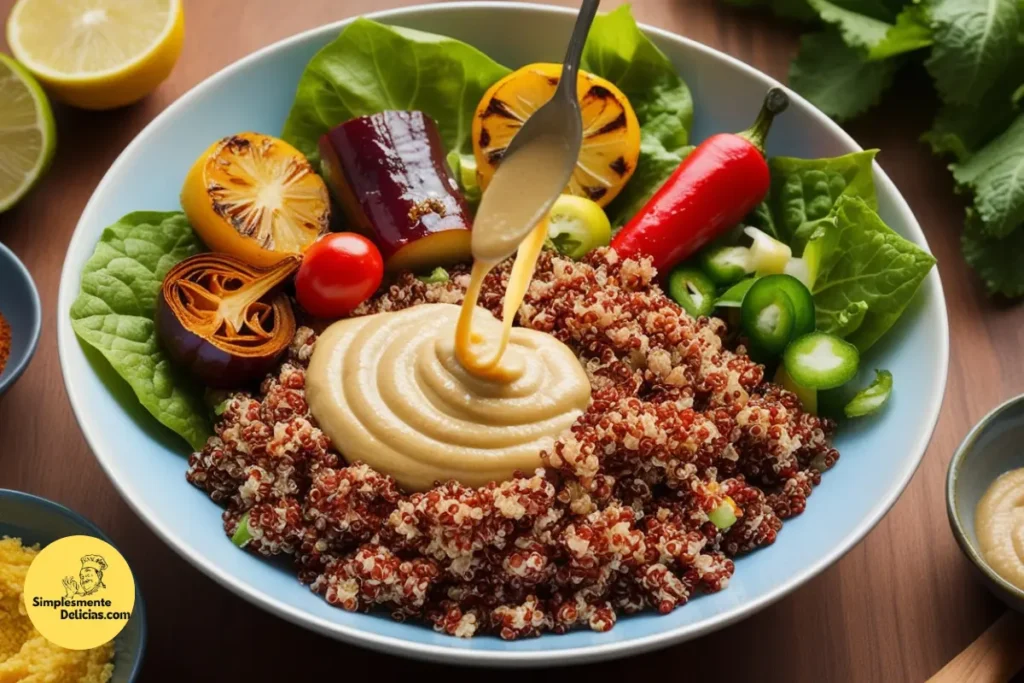 Salada de Quinoa com Legumes Grelhados