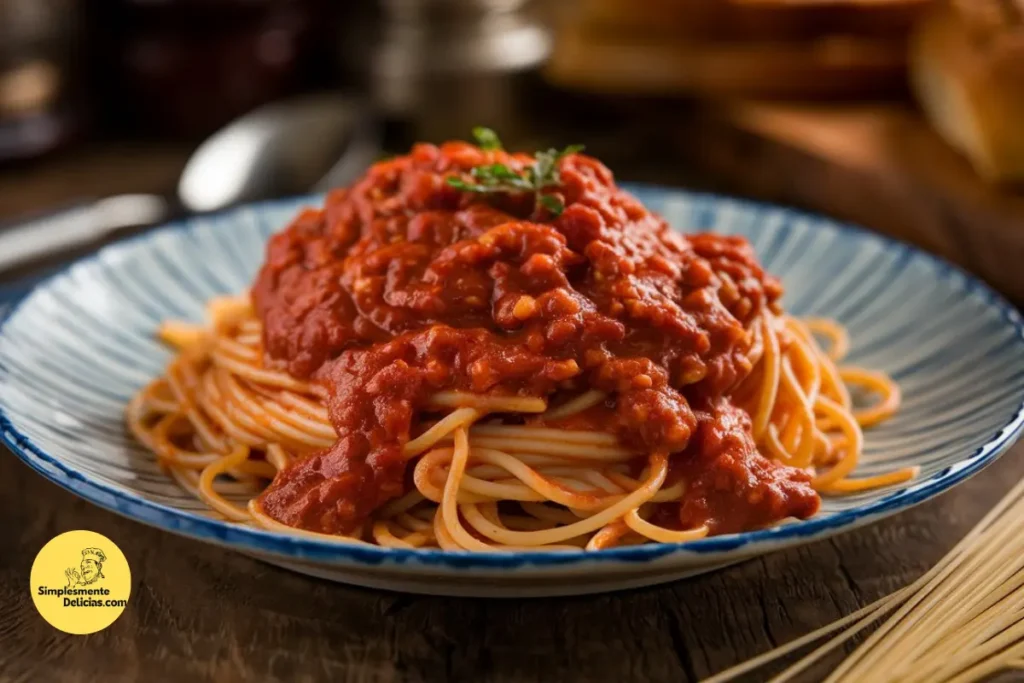  Macarrão na Manteiga com Carne Moída