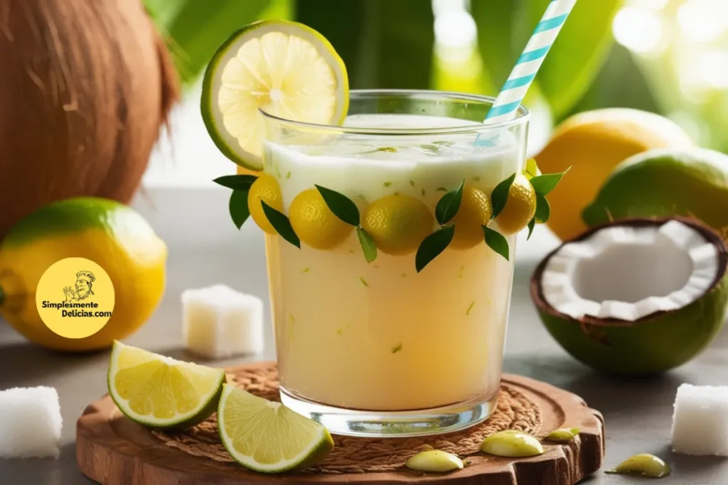 Suco de Limão com Coco