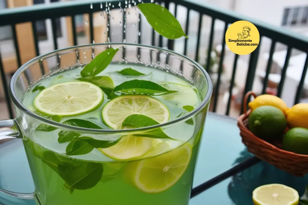 Suco de Limão com Hortelã Explosão Refrescante para o Verão!