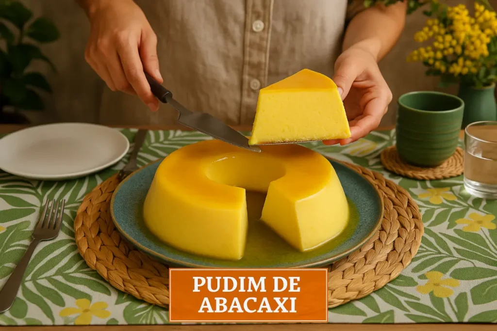 Pudim de Abacaxi A Sobremesa Tropical que Vai Fazer Você Lamber os Dedos!