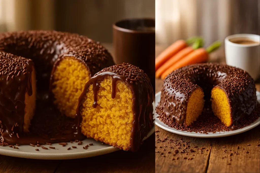 Bolo de Cenoura de Liquidificador A Receita Mais Fácil e Deliciosa que Você Vai Fazer!