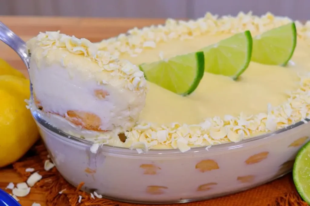 Pavê de Limão A Receita que Vai Ser a Estrela do Seu Verão (e da Sua Vida!)