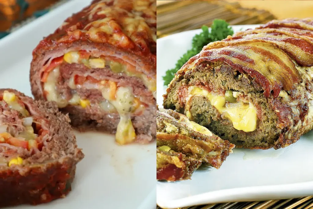 Rocambole de Carne Moída Recheado com Queijo Sabor que Derrete na Boca