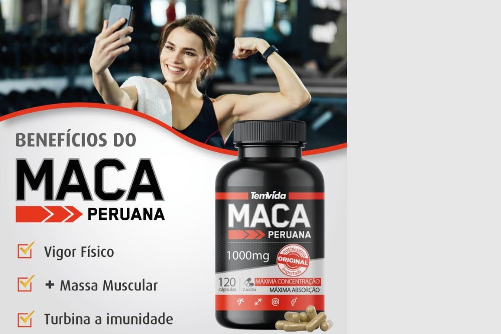 Maca Peruana 1000mg da Tem Vida