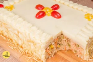 Bolo Salgado de Frango com Pão de Forma O Lanche Perfeito para Impressionar!