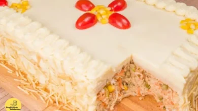 Bolo Salgado de Frango com Pão de Forma O Lanche Perfeito para Impressionar!