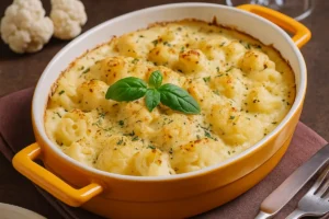 Couve-Flor Gratinado O Sabor Caseiro Que Une Cremoso e Crocante