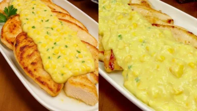 Receita de Filé de Frango com Creme de Milho