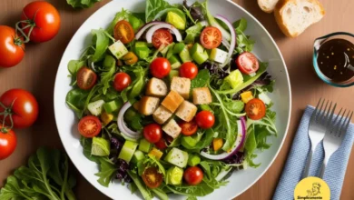 Salada Primavera Simples Refresque-se com Sabor e Nutrição!