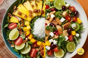 Salada Tropical e Salada Mediterrânea Refresque-se com Sabor e Saúde! 🥗🍍