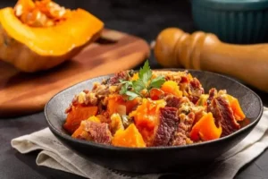 Receita de Carne seca com Abobora