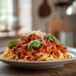 Receita de Macarrão na Manteiga com Carne Moída