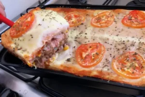 Lanche de Forno de Calabresa