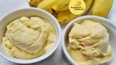 Sorvete Fit de Banana e Maçã Delícia Refrescante para um Verão Saudável