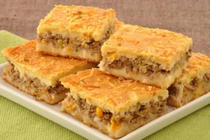 Torta de Carne Moída de Liquidificador