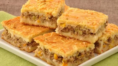 Torta de Carne Moída de Liquidificador