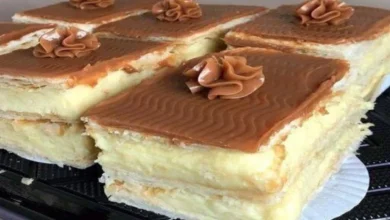 Torta de Doce de Leite com Biscoito Champanhe