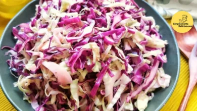 Salada de Repolho Verde e Roxo Um Mix de Cores e Sabores