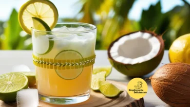 Suco de Limão com Coco Refresque-se com Sabor Tropical!