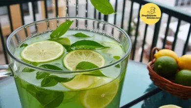 Suco de Limão com Hortelã Explosão Refrescante para o Verão!