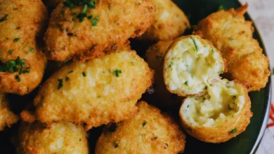 Bolinho de Arroz na AirFryer A Receita Perfeita pra Dar um UP nas Sobras de Arroz! 🍚